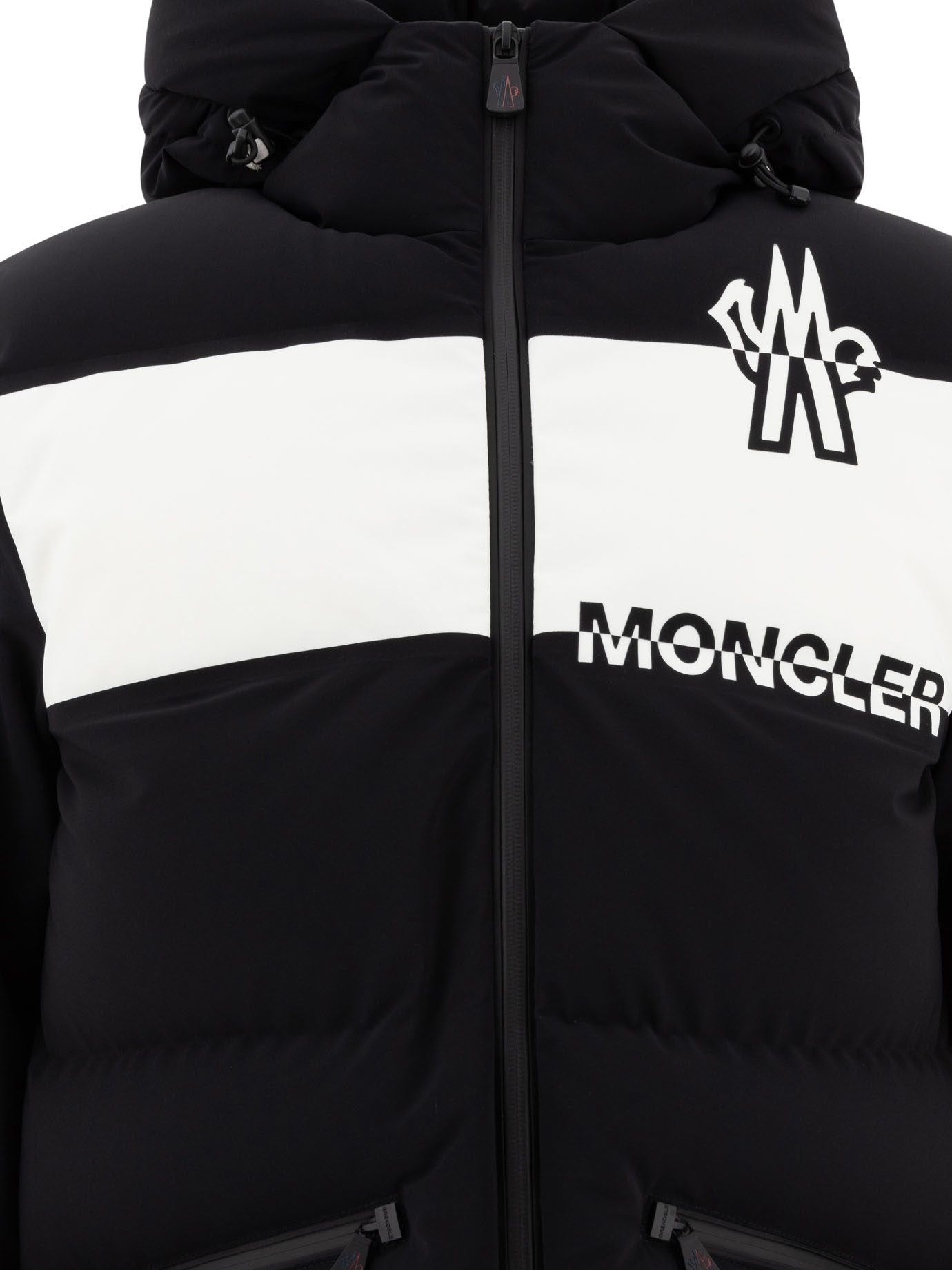 MONCLER GRENOBLE Black   Technical jacket with logo